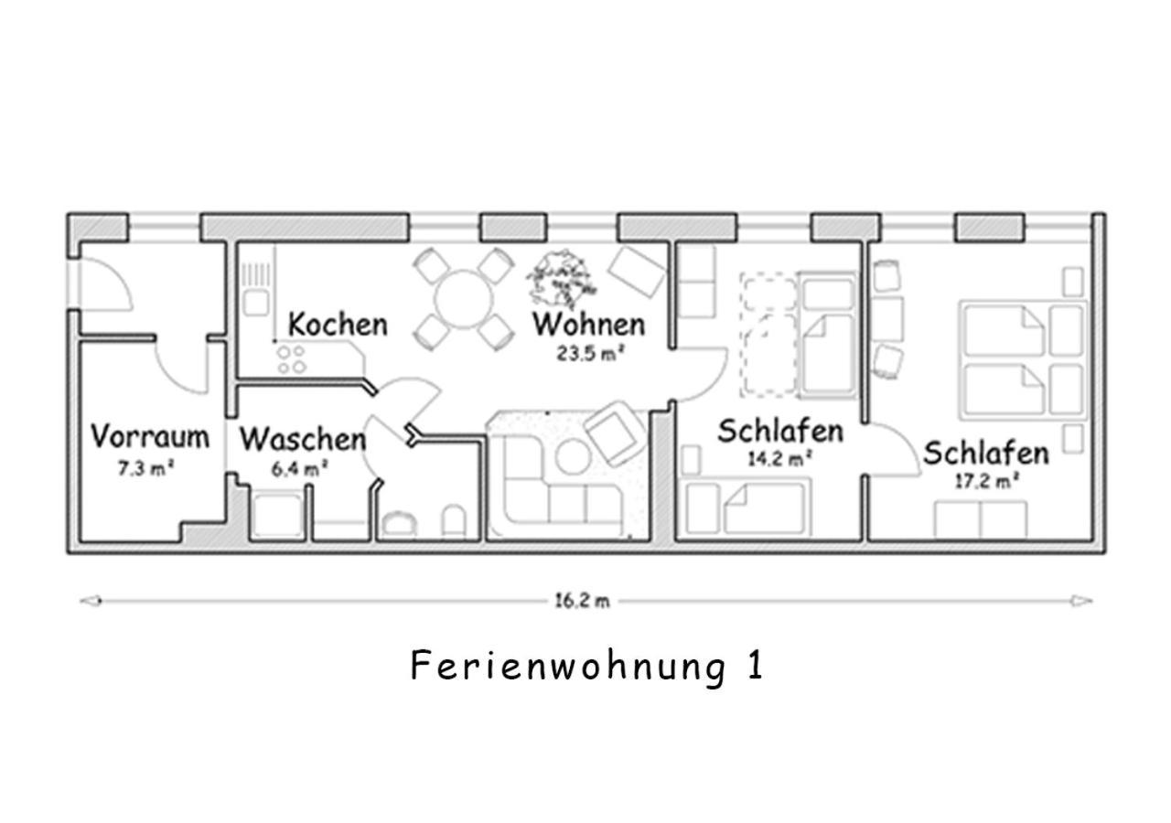 Ferienwohnung Weisses Ross Pirna Dış mekan fotoğraf